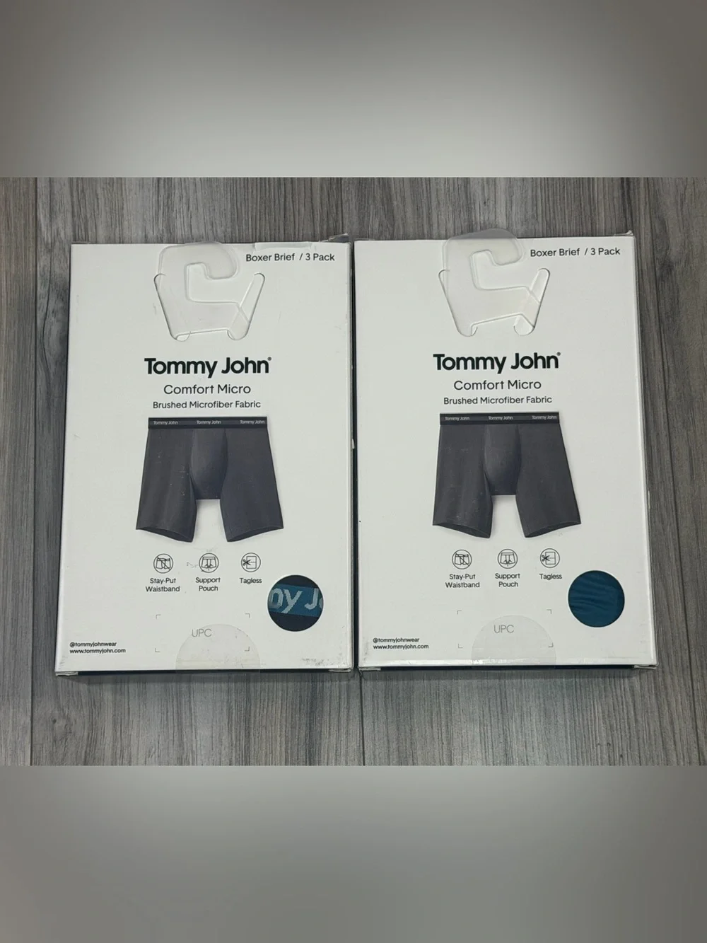 Tommy John Comfort Micro Boxer Briefs 2- 3 Packs 6 Pair Mens Medium 31-34 NEW